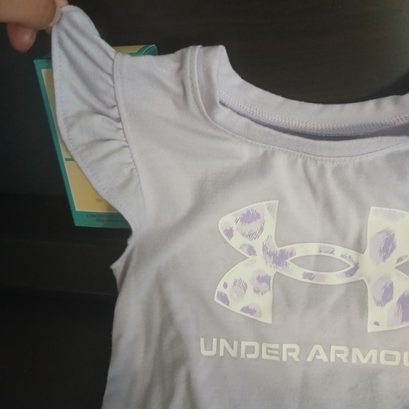 Under Armour Kids' Lavender Short Sleeve Top - Picture 4 of 7